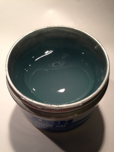 picture of open container of shave gel