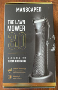 A picture of the front of the Manscaped The Lawn Mower 3.0 box